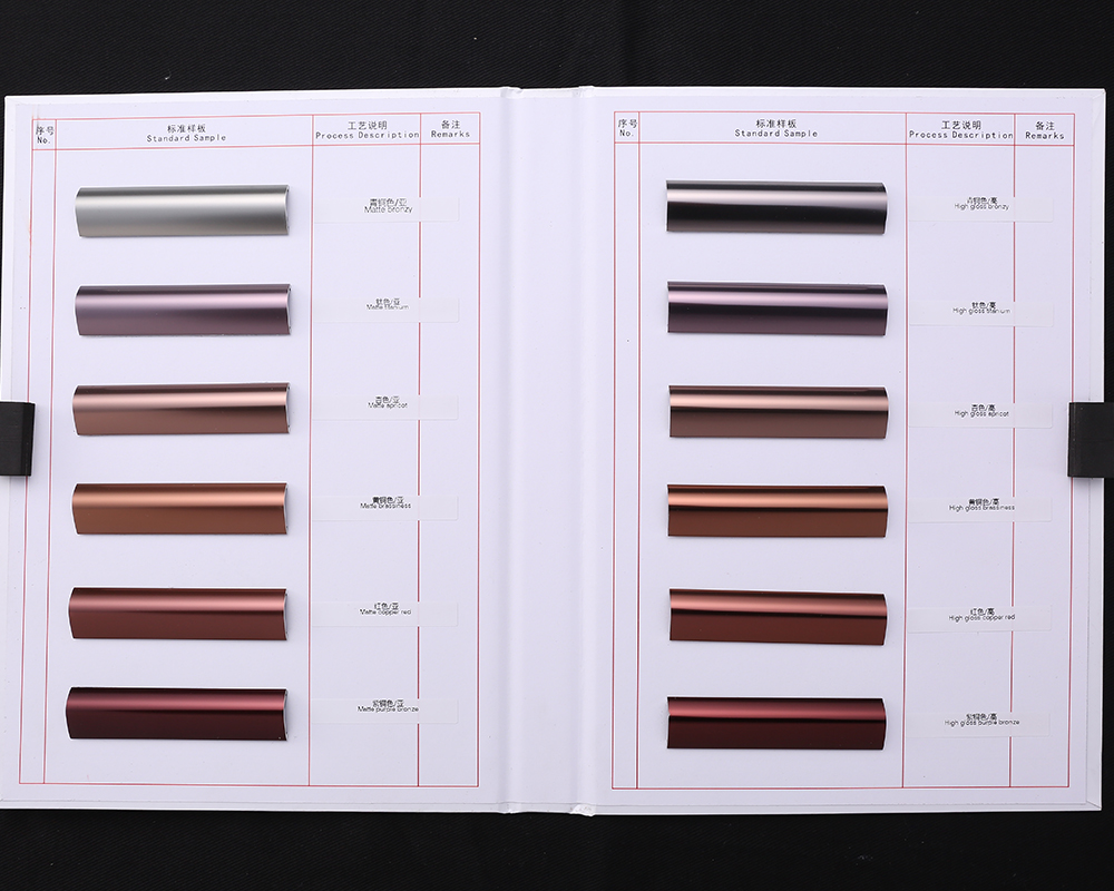 着色阳极氧化铝装饰条2
